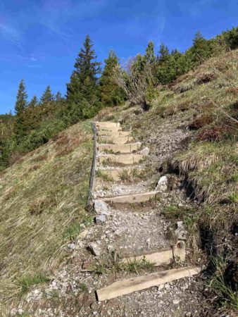 Seilbahnsteig Treppe